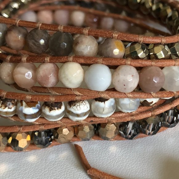 NWT Chan Luu Signature 5 Wrap Bracelet - Picture 2 of 7